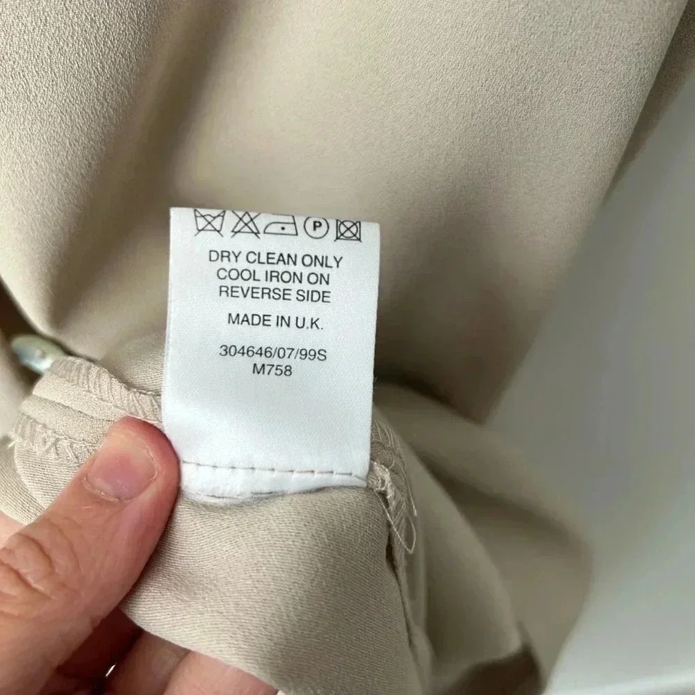 Wallis Long Crepe Vest Duster Minimalist Sleeveless Cardigan Neutral Capsule - Picture 12 of 12